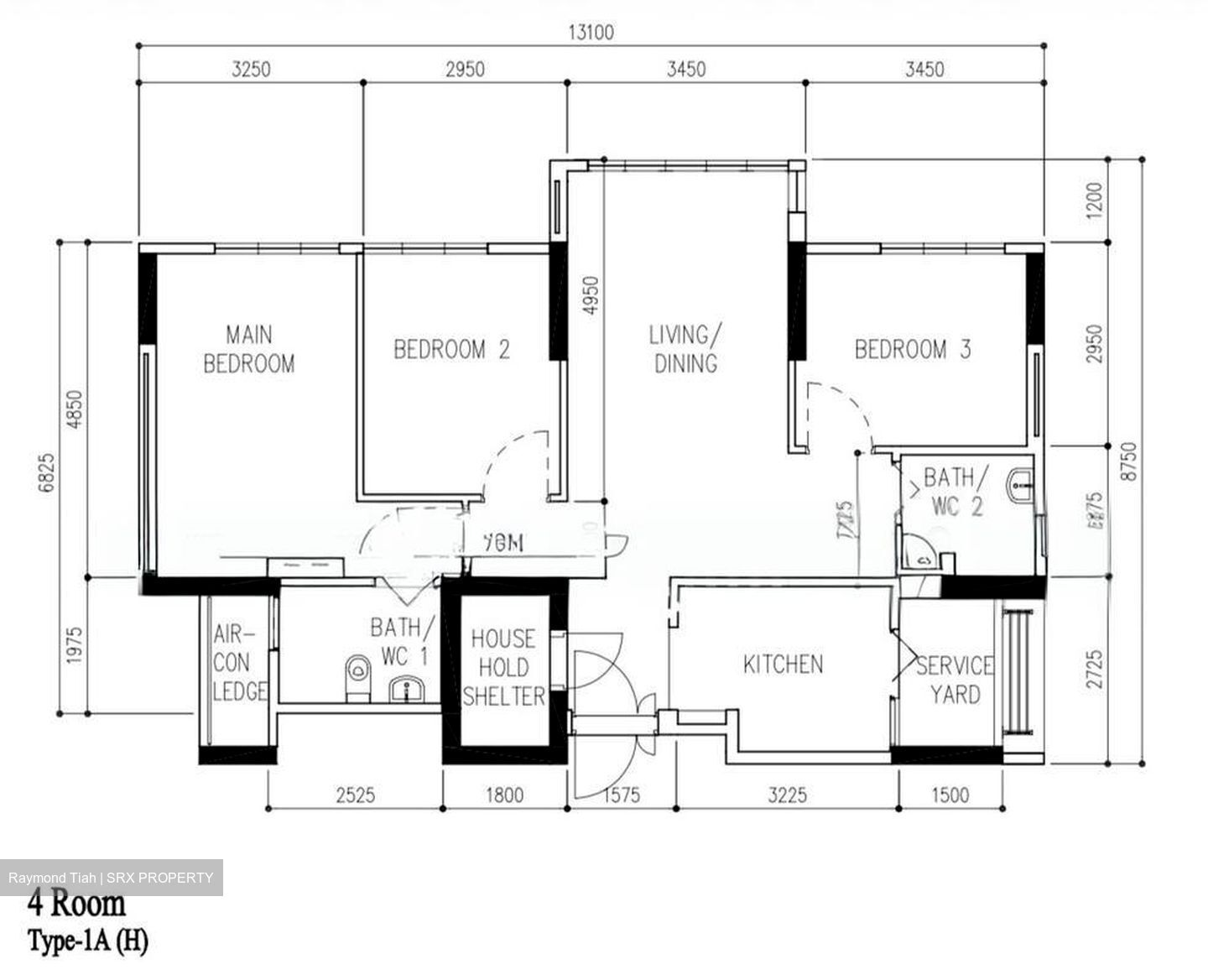 Blk 104A Alkaff Courtview (Toa Payoh), HDB 4 Rooms #519514391